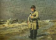 martinus rorbye en strandingskommissioncer ved vestkysten af fylland, incerheden af skagen USA oil painting artist